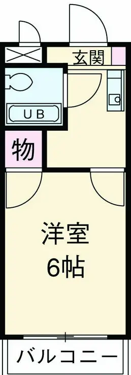 カナレハイツ 3階階 間取り