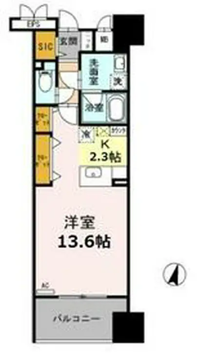 ロイヤルパークスシーサー南千住 2階階 間取り