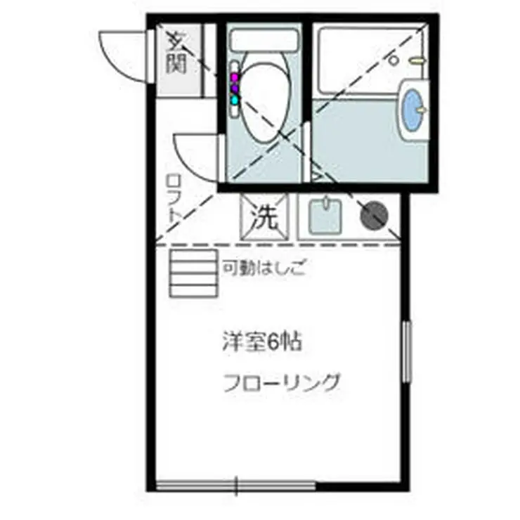 ルフィーナ鶴見 1階階 間取り