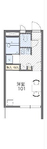 レオパレスARKADIA(1K/2階)の間取り写真