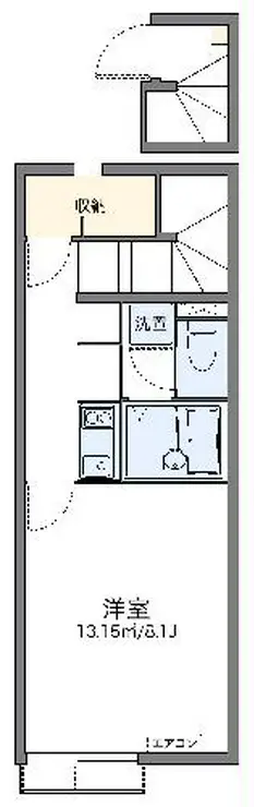 レオネクストハイツ忘れな草 2階階 間取り