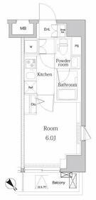 PREMIUM CUBE横浜反町 (1K/3階)の間取り写真