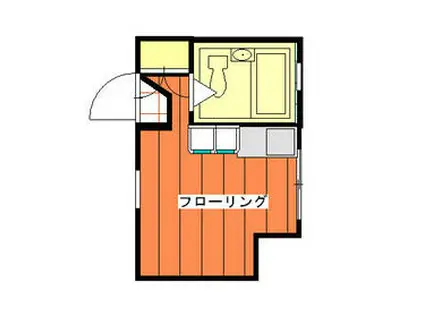 ピュアハウス高島台1番館(ワンルーム/2階)の間取り写真