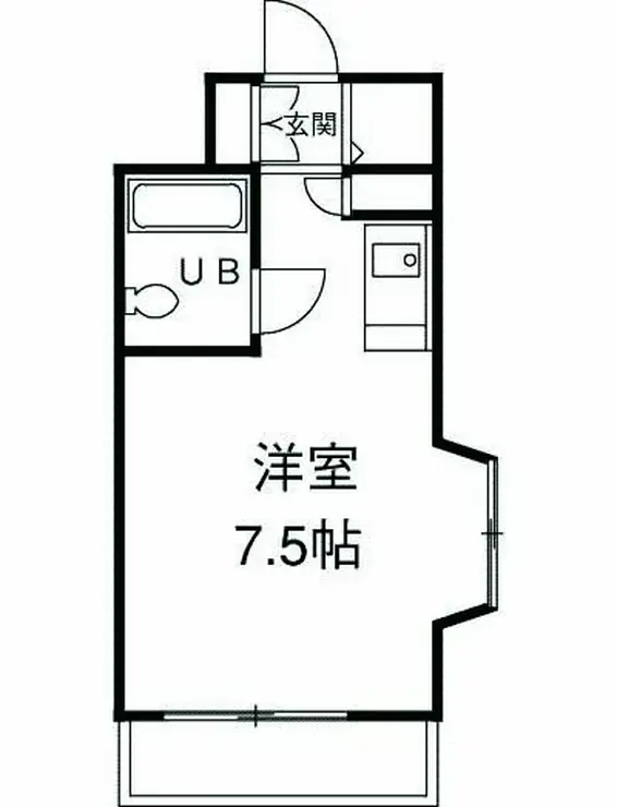 マンション五十嵐 3階階 間取り