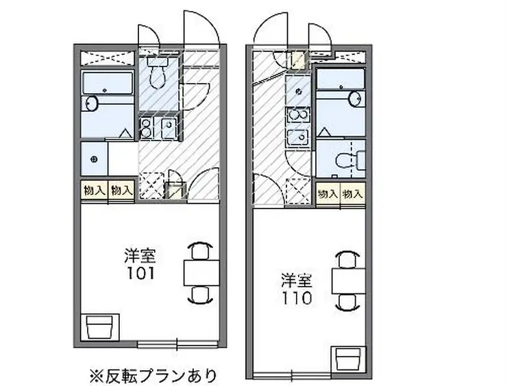 レオパレス長左衛門II 2階階 間取り