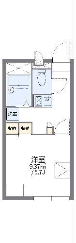 レオパレス碧新(1K/2階)の間取り写真