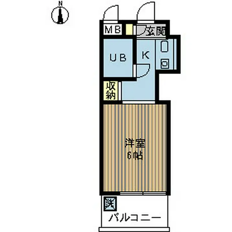 ロザール鎌ヶ谷 4階階 間取り