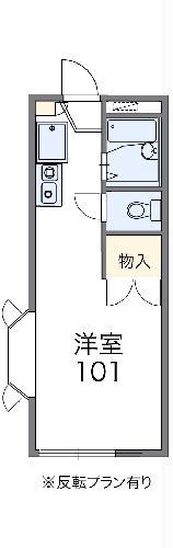レオパレスブリエ(1K/2階)の間取り写真