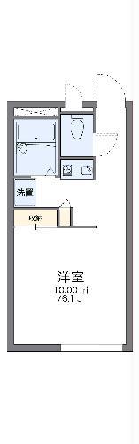 レオパレスフブキ(1K/2階)の間取り写真