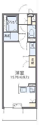 レオネクストラシュレ 博多Ⅰ(ワンルーム/1階)の間取り写真