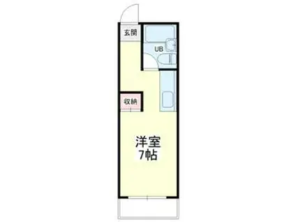 アトリエ三番館(1K/3階)の間取り写真