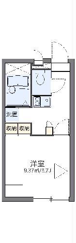 レオパレスサニーホームズ(1K/2階)の間取り写真