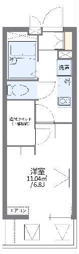 レオパレス千宮(1K/2階)の間取り写真