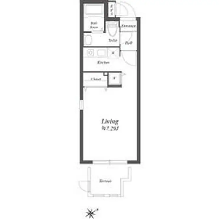 MODULOR代々木公園 1階階 間取り