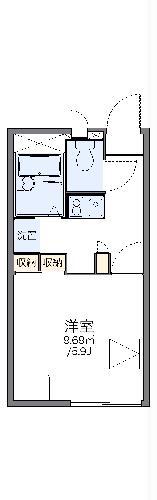 レオパレスはいむるぶし(1K/1階)の間取り写真