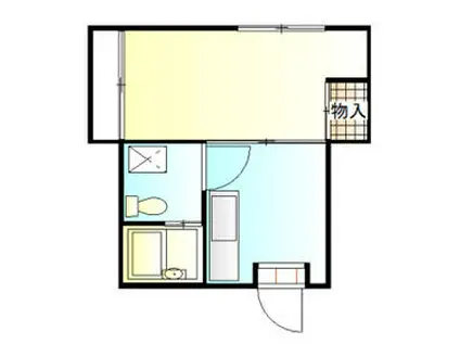 曙町第一ビル(1K/2階)の間取り写真