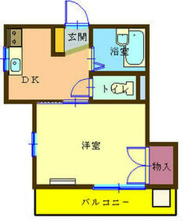 マメゾンタカダ 2階階 間取り