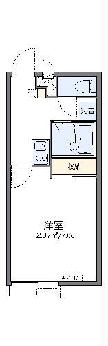 レオパレスなごみ(1K/2階)の間取り写真