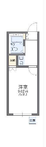 レオパレス東海通第2(1K/1階)の間取り写真