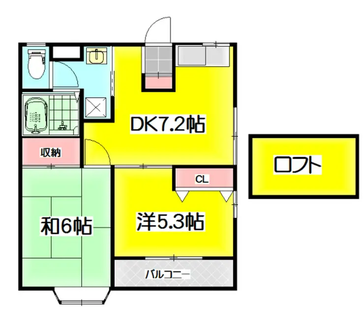 パルコート泉 2階階 間取り