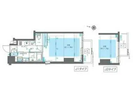 ZOOM神宮前(1K/10階)の間取り写真
