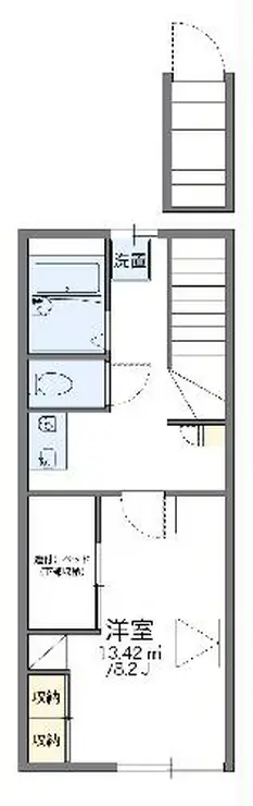 レオパレスゴールド 2階階 間取り