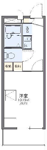 レオパレス高砂(1K/2階)の間取り写真