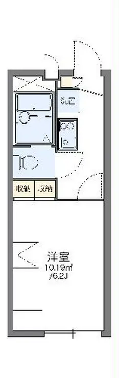 レオパレスさくらアベニュー 1階階 間取り