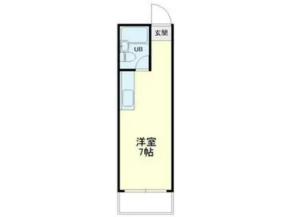 アトリエ三番館(1K/3階)の間取り写真