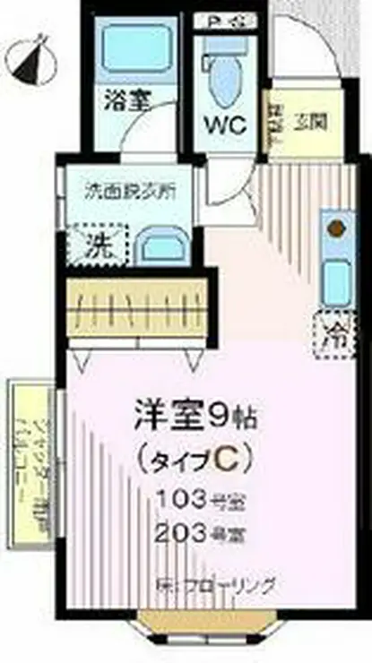 CASA葵 1階階 間取り