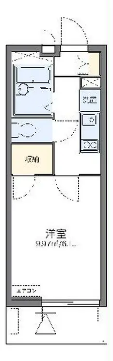 レオパレスフィオーレ船橋 2階階 間取り