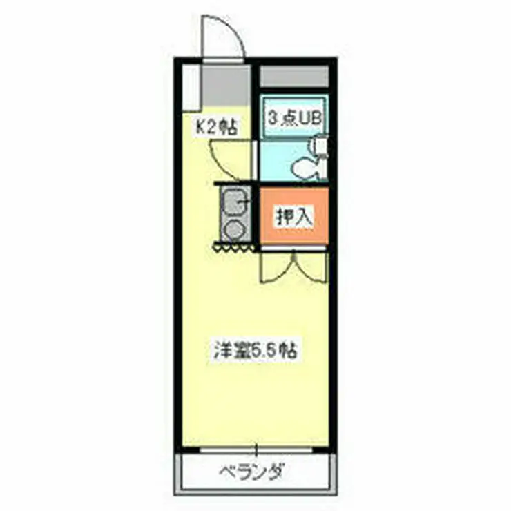 サンアベニュー東久留米 3階階 間取り
