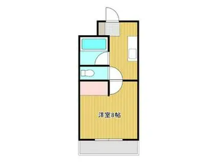 ラ・セフィーロⅠ(1DK/1階)の間取り写真