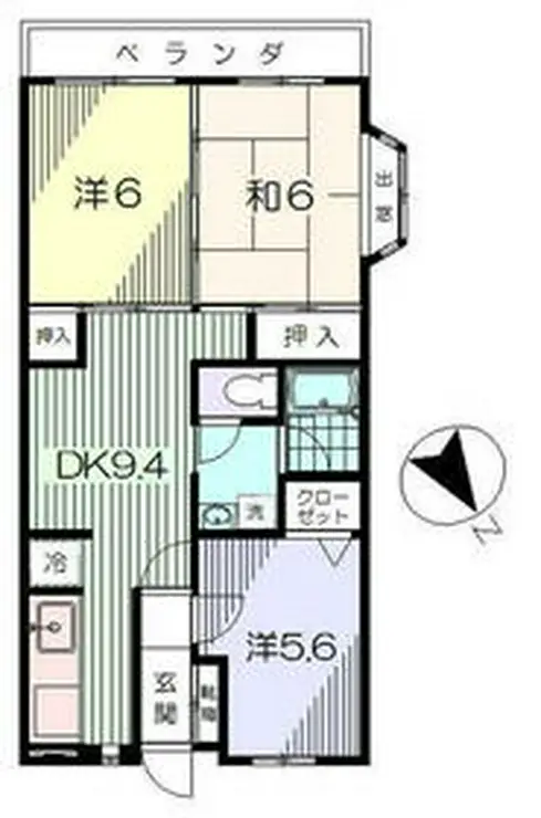 アムール港南 2階階 間取り