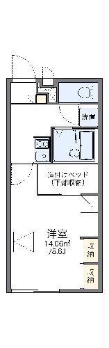 レオパレストリーゴⅡ(1K/1階)の間取り写真