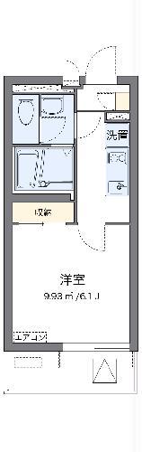 クレイノマッティーナ(1K/3階)の間取り写真