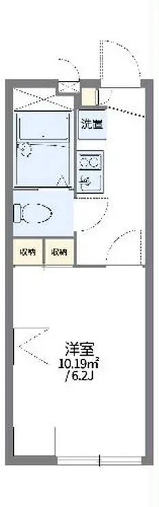 レオパレスフィレイル 1階階 間取り