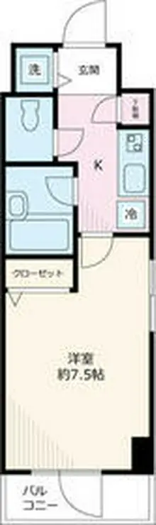 パークウェル高輪 3階階 間取り