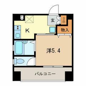 プランドール雅ビルⅠ(1K/4階)の間取り写真