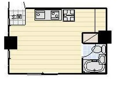 マンショントギヒルズ(ワンルーム/3階)の間取り写真