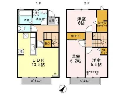 ソヨゴガーデン(3LDK)の間取り写真