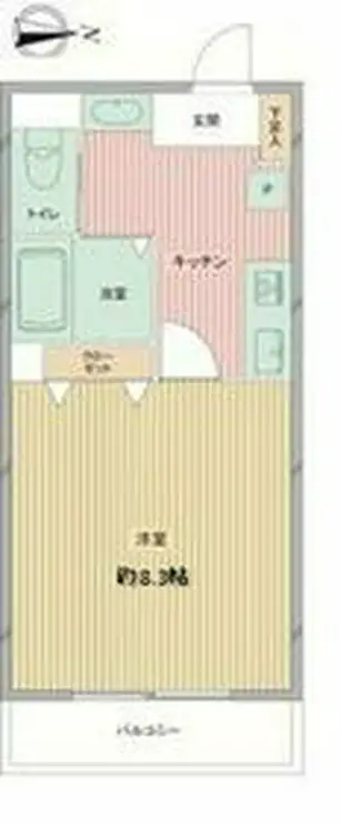 ベルメゾン自由が丘 2階階 間取り