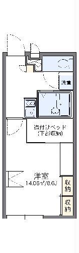 レオパレスサニーコート(1K/2階)の間取り写真