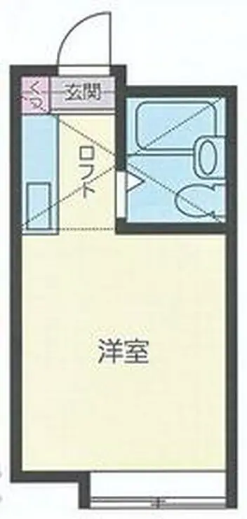 シェルピア北里 2階階 間取り