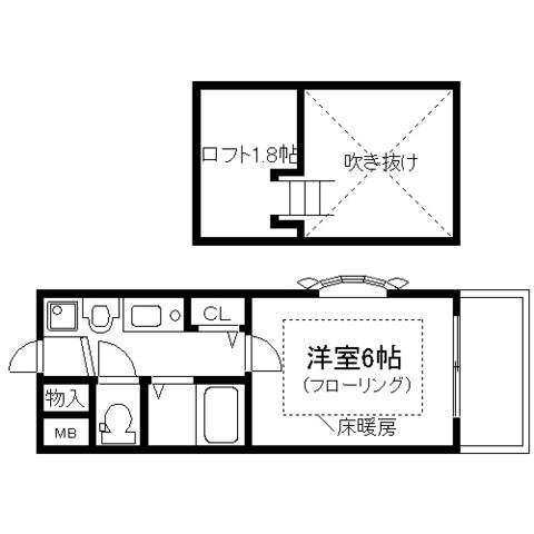 エステムコート新大阪Ⅴソレックス(1K/9階)の間取り写真