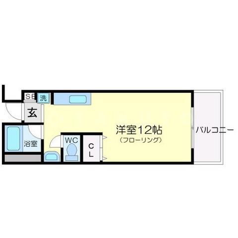 グランドメゾン2(ワンルーム/2階)の間取り写真