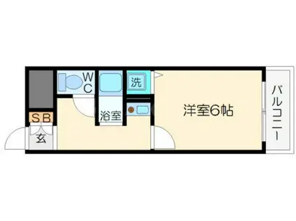 オリエントハイツ(1K/7階)の間取り写真