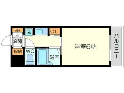 ポルテ56マンション(1K/7階)の間取り写真