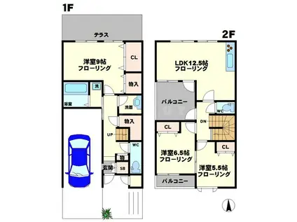 グレイス彩都(3LDK)の間取り写真