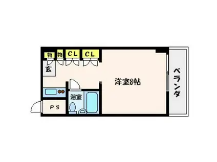 INOVE千里万博公園(ワンルーム/5階)の間取り写真